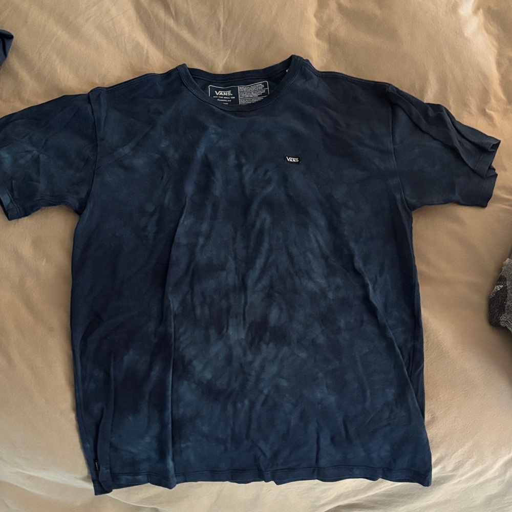 Vans Tie-Dye Men Navy Blue T-Shirt